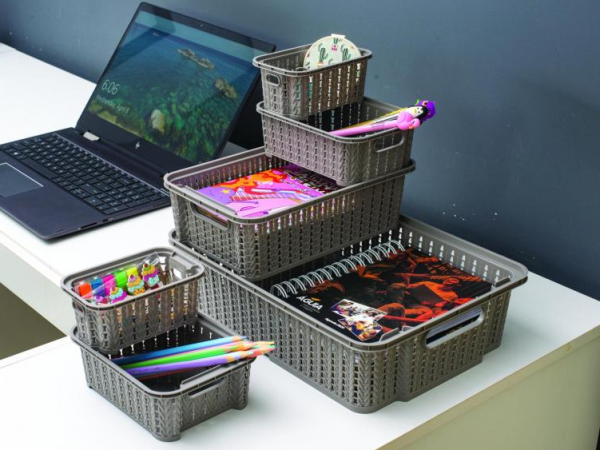Quais são os melhores organizadores plásticos para escritório?