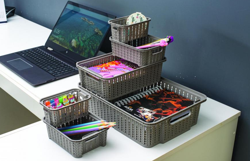 Quais são os melhores organizadores plásticos para escritório?