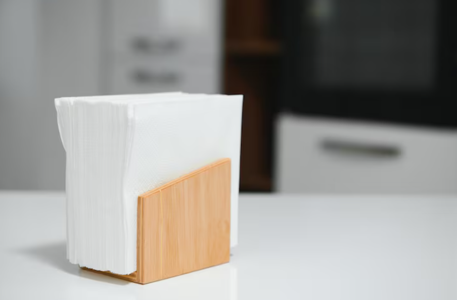 Porta-guardanapo de mesa de papel é útil no dia a dia?