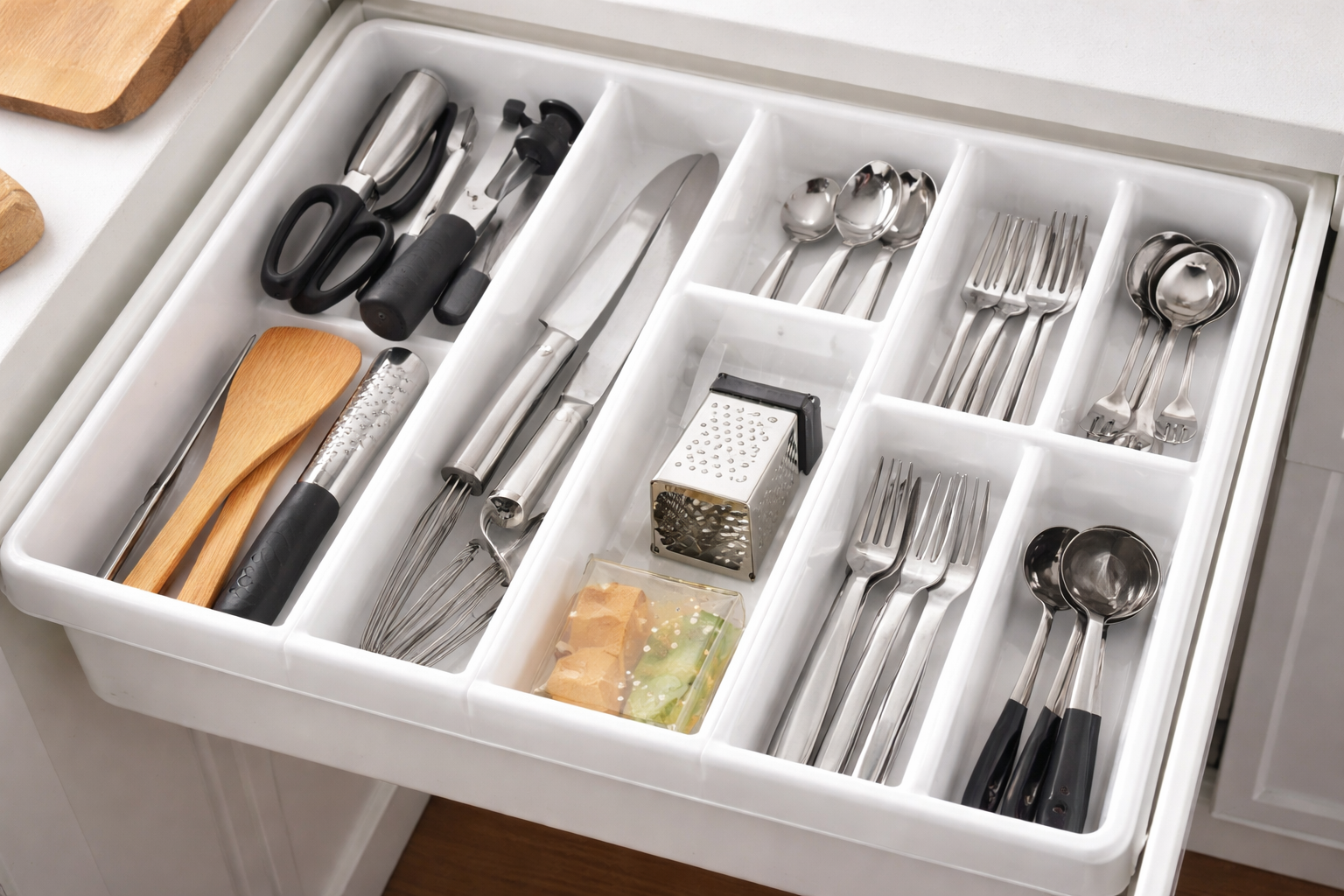 Organização de gavetas: como manter talheres, utensílios e itens da cozinha sempre à mão